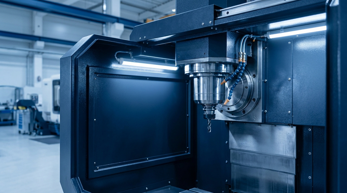 CNC machining center for valve manufacturing