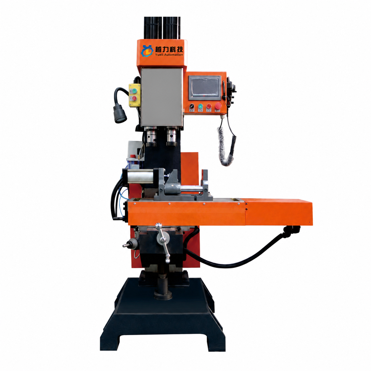 Dual Spindles Drilling, Tapping and Milling Compound Machine